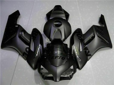 Honda CBR1000RR Motorrad Verkleidung 2004-2005 - Matt Schwarz Repsol
