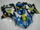 Yamaha YZF R1 Motorrad Verkleidung 2004-2006 - Blau Gelb Hai