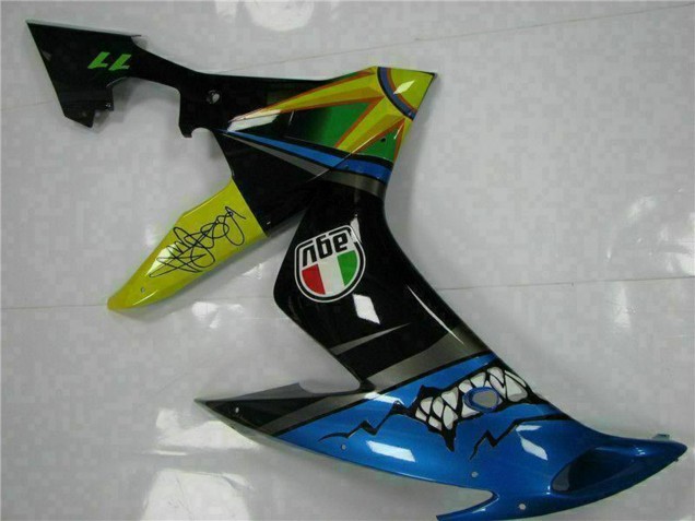 Yamaha YZF R1 Motorrad Verkleidung 2004-2006 - Blau Gelb Hai