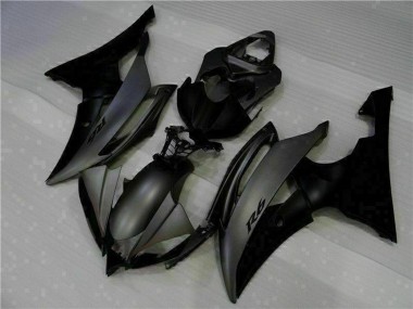 Yamaha YZF R6 Motorrad Verkleidung 2008-2016 - Matt Schwarz