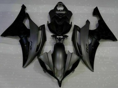 Yamaha YZF R6 Motorrad Verkleidung 2008-2016 - Matt Schwarz