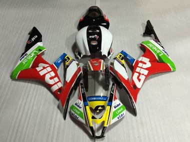Honda CBR600RR Motorrad Verkleidung 2007-2008 - Weiss Rot Grun Gelb Glanzendes Schwarz Givi 6