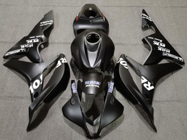 Honda CBR600RR Motorrad Verkleidung 2007-2008 - Matt Schwarz Weiss Repsol
