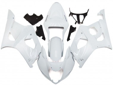 Suzuki GSXR 1000 Motorrad Verkleidung 2003-2004 - Glanzendes Weiss