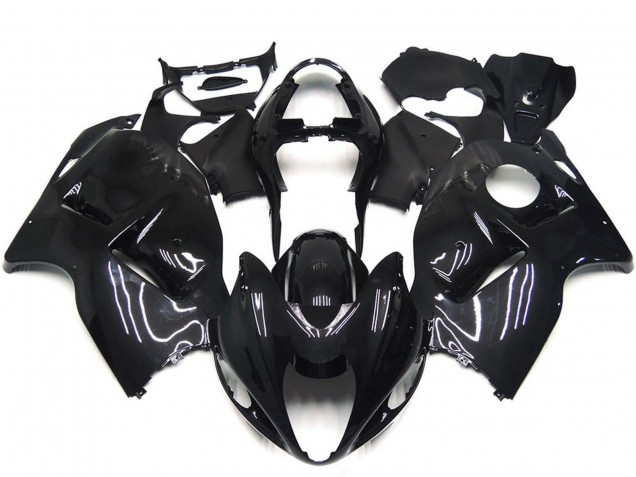 Suzuki GSXR 1300 Motorrad Verkleidung 1996-2007 - Glanzendes Schwarz