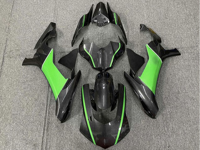 Yamaha R1 Motorrad Verkleidung 2015-2019 - Carbonfaser Grun