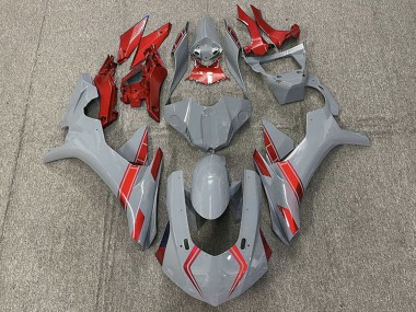 Yamaha R1 Motorrad Verkleidung 2015-2019 - Nardo Grau Rot