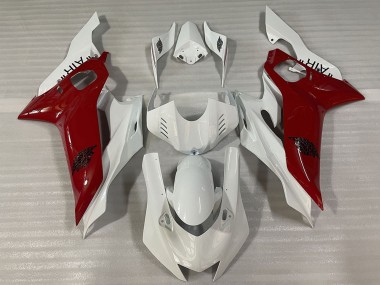 Yamaha R6 Motorrad Verkleidung 2017-2025 - Weiss Kastanienbraun Rot
