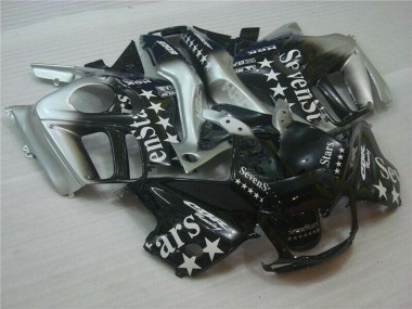 Honda CBR600 F3 Motorrad Verkleidung 1995-1996 - Silber Glanzendes Schwarz SevenStars