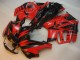 Honda CBR600 F3 Motorrad Verkleidung 1995-1996 - Rot Glanzendes Schwarz