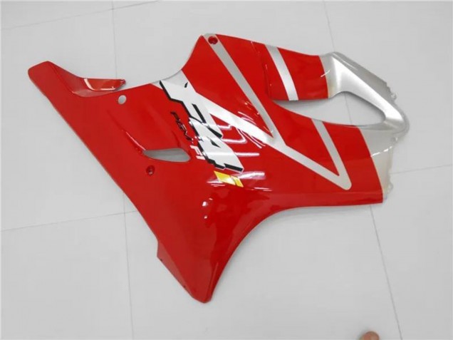 Honda CBR600 F4i Motorrad Verkleidungen Kit 2001-2003 - Silber Rot