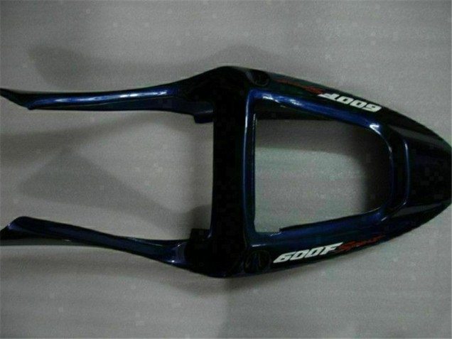 Honda CBR600 F4i Motorrad Verkleidung 2001-2003 - Weiss Blau Schwarz Streifen