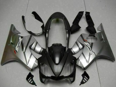 Honda CBR600 F4i Motorrad Verkleidung 2004-2007 - Silber Matt Schwarz