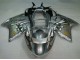 Honda CBR1100XX Blackbird Motorrad Verkleidung 1996-2007 - Silber Schwarz Flamme