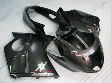 Honda CBR1100XX Blackbird Motorrad Verkleidung 1996-2007 - Glanzendes Schwarz