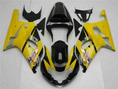 Suzuki GSXR 600/750 Motorrad Verkleidung 2001-2003 - Gelb Schwarz