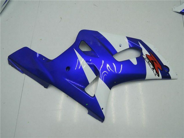 Suzuki GSXR 600/750 Motorrad Verkleidung 2001-2003 - Weiss Blau Schwarz
