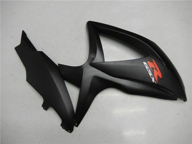 Suzuki GSXR 600/750 Motorrad Verkleidung 2008-2010 - Matt Schwarz Rot