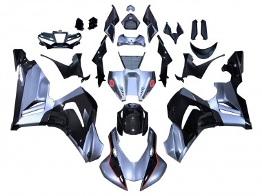 Honda CBR1000RR-R Motorrad Verkleidung 2020-2023 - Silber Glanzendes Schwarz