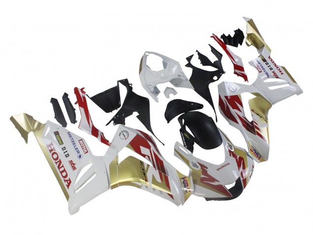 Honda CBR1000RR-R Motorrad Verkleidung 2020-2023 - Weiss Rot Gold Motul HRC