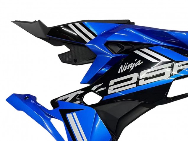 Kawasaki ZX25R ZX-25R Motorrad Verkleidung 2019-2025 - Blau Weiss Matt Schwarz