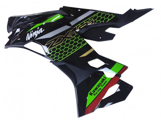 Kawasaki ZX25R ZX-25R Motorrad Verkleidung 2019-2025 - Grun Schwarz Rot Bienenwabe