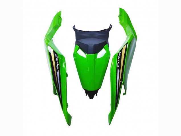 Kawasaki ZX25R ZX-25R Motorrad Verkleidung 2019-2025 - Grun Schwarz Rot Bienenwabe