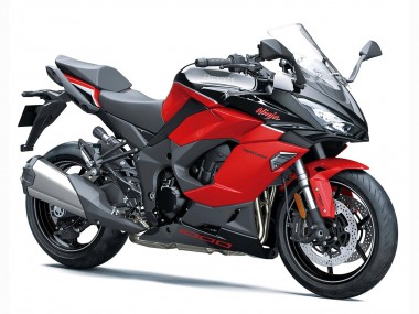 Kawasaki Z1000SX Motorrad Verkleidung 2020-2025 - Schwarz Rot Racardi