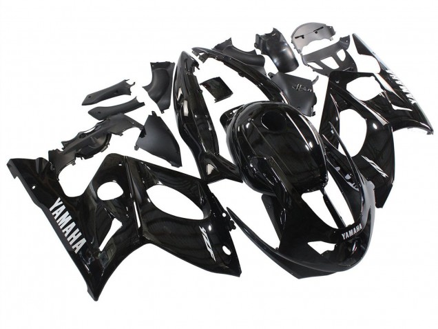 Yamaha YZF600R Thundercat Motorrad Verkleidung 1996-2007 - Glanzendes Schwarz