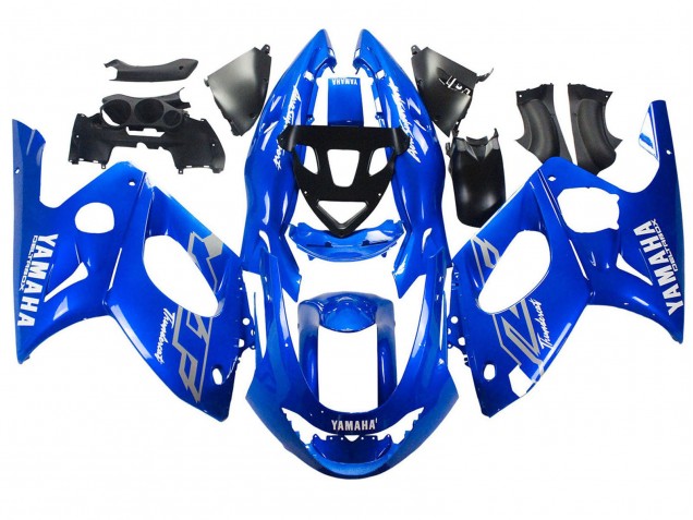 Yamaha YZF600R Thundercat Motorrad Verkleidung 1996-2007 - Blau Weiss Silber