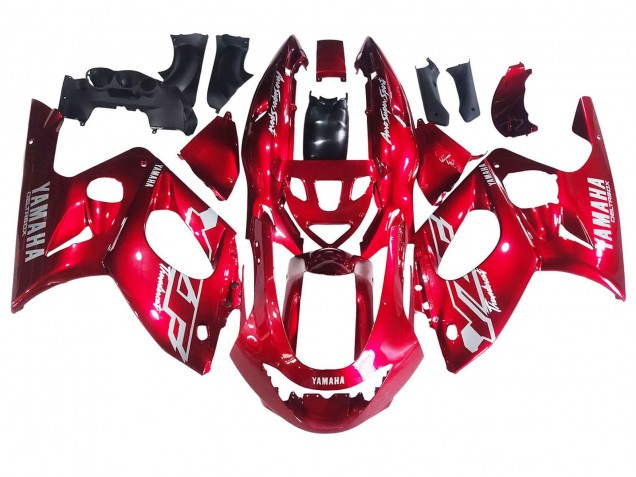 Yamaha YZF600R Thundercat Motorrad Verkleidung 1996-2007 - Rot Weiss Thunderace