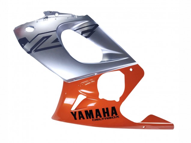 Yamaha YZF600R Thundercat Motorrad Verkleidung 1996-2007 - Orange Grau Glanzendes Schwarz