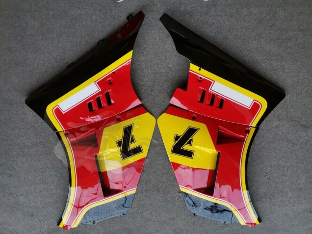 Suzuki RG400 RG500 RG400/500 Motorrad Verkleidung 1984-1987 - Rot Gelb Schwarz 7