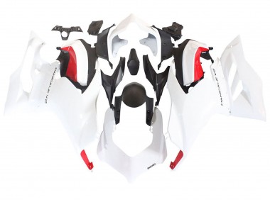Ducati Panigale V2 Motorrad Verkleidung 2020-2024 - Weiss Rot Matt Schwarz