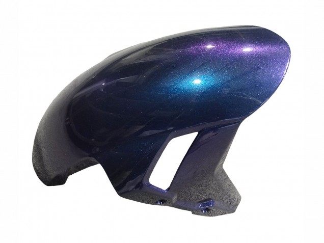 BMW S1000RR Motorrad Verkleidung 2019-2022 - Gradient Blau Lila Geschmiedet Carbonfaser