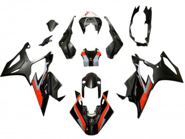 BMW S1000RR Motorrad Verkleidung 2019-2022 - Rot Schwarz Grau