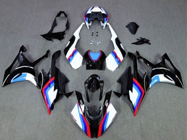BMW S1000RR Motorrad Verkleidung 2019-2022 - Schwarz Weiss Blau Rot