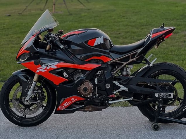 BMW S1000RR Motorrad Verkleidung 2019-2022 - Rot Schwarz