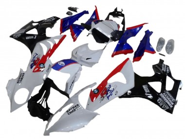 BMW S1000RR Abs Verkleidungen 2009-2014 - Weiss Rot Blau Glanzendes Schwarz