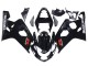 Suzuki GSXR 600 / GSXR 750 Motorrad Verkleidung 2004-2005 - Glanzendes Schwarz