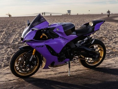 Yamaha YZF 1000 R1 Motorrad Verkleidung 2020-2025 - Lila Glanzendes Schwarz