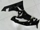 Kawasaki ZX6R Motorrad Verkleidung 2009-2012 - Glanzendes Schwarz Weiss Ninja