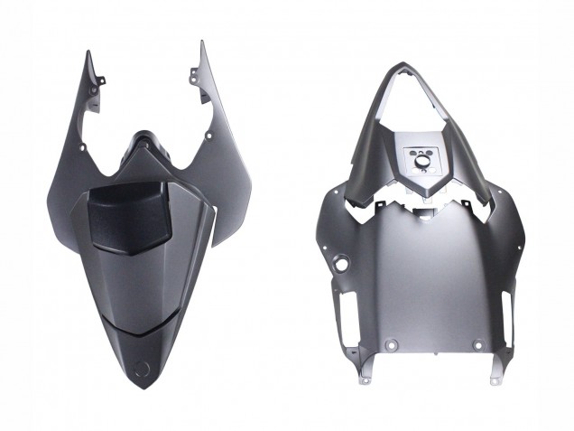 Yamaha YZF 600 R6 Motorrad Verkleidung 2008-2016 - Grau Schwarz Carbonfaser Stil