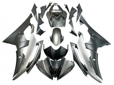 Yamaha YZF 600 R6 Motorrad Verkleidung 2008-2016 - Silber Grau