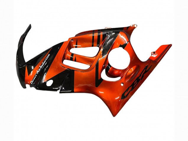 Honda CBR600 F3 Motorrad Verkleidung 1995-1996 - Orange Glanzendes Schwarz