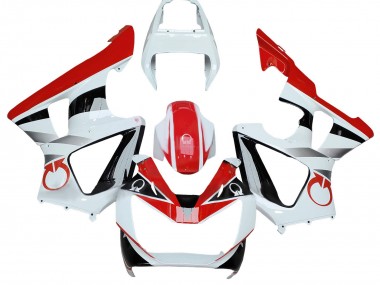 Honda CBR900RR 929 Motorrad Verkleidung 2000-2001 - Weiss Rot Schwarz
