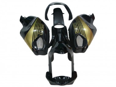 Ducati Monster 696 796 1100 1100S Motorrad Verkleidung 2008-2012 - Glanzendes Schwarz Gold