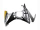 Honda CBR500R Motorrad Verkleidung 2013-2015 - Silber Gelb Matt Schwarz