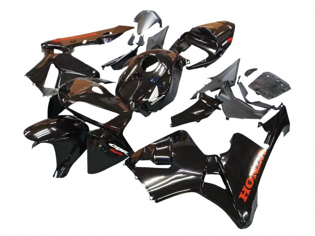 Honda CBR600RR Motorrad Verkleidung 2005-2006 - Glanzendes Schwarz