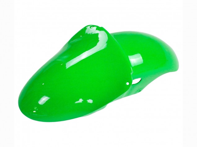Kawasaki ZX6R Motorrad Verkleidung 1998-1999 - Grun Weiss Glanzendes Schwarz